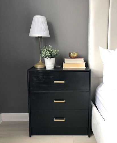 DIY IKEA Rast Bedside Table Hack Cloud Interiors Blog